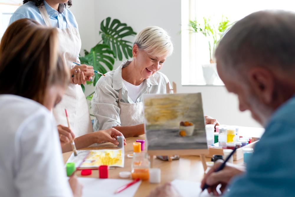 clases de pintura para personas mayores